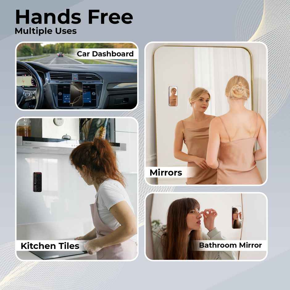 Artistque Silicone Suction Phone Case | Hands-Free Holder | Mirror & Shower | Light Pink