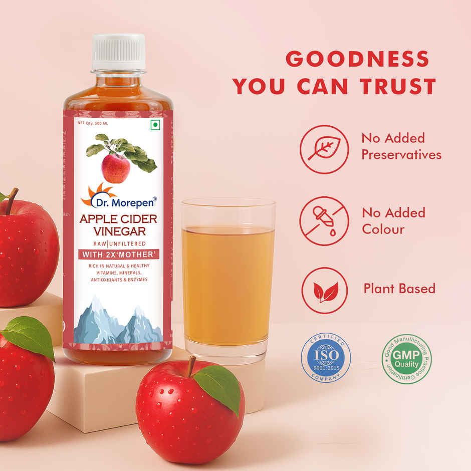 Dr. Morepen Apple Cider Vinegar with Vitamins & Minerals Helps in Weight Loss
