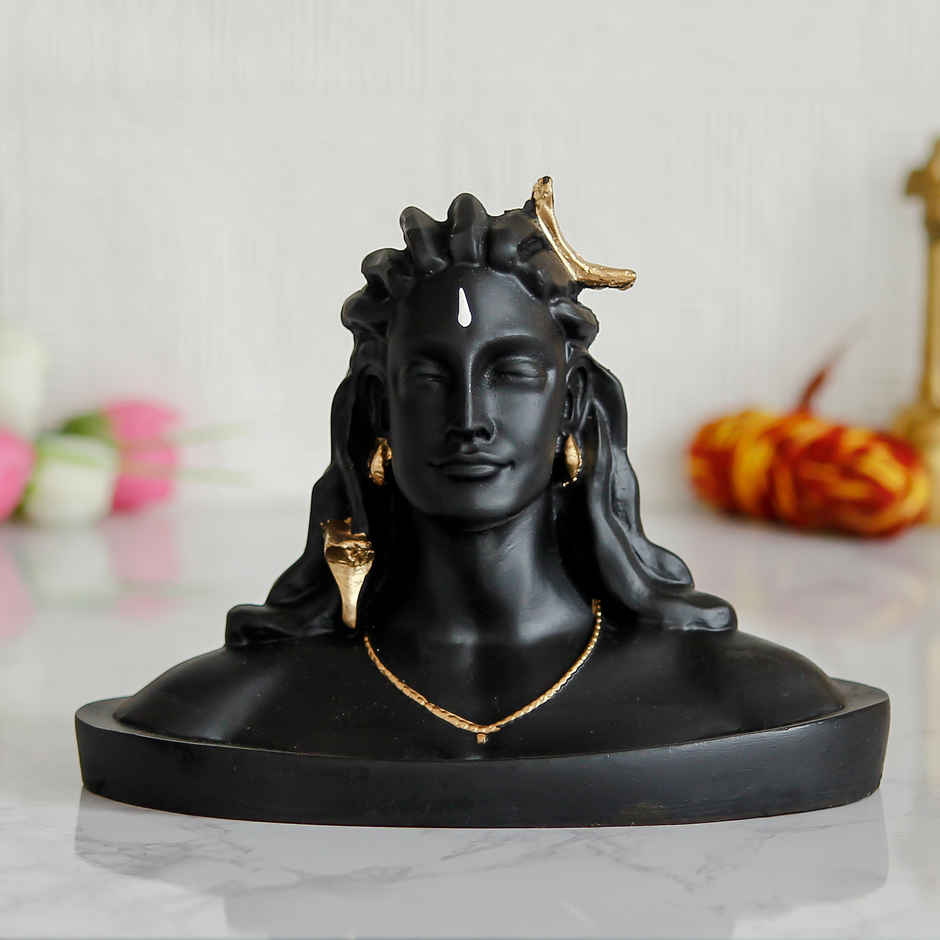 eCraftIndia Handcrafted Divine Adiyogi Shiva Statue Divine