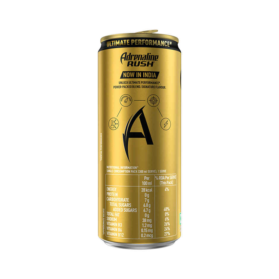 Adrenaline Rush Energy Drink - Ultimate Performance