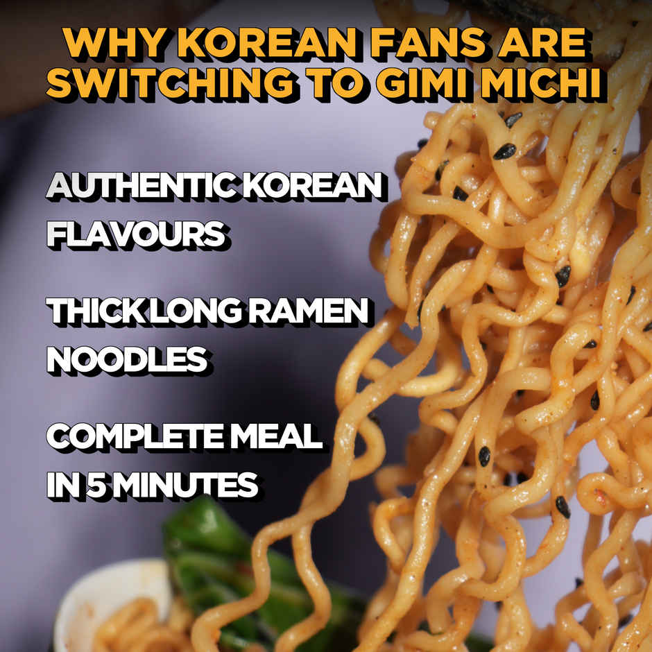 Gimi Michi Korean Spicy Ramen Instant Noodles
