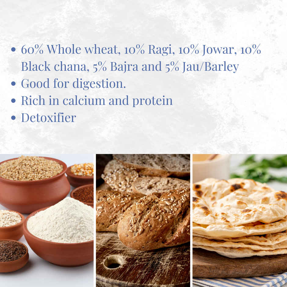 Earthen Story Certified Organic Multigrain Atta