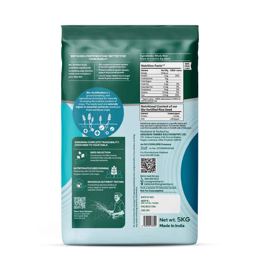 Better Nutrition Biofortified Rice