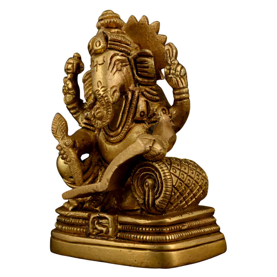 Brass Book Ganesha | AROU NEST
