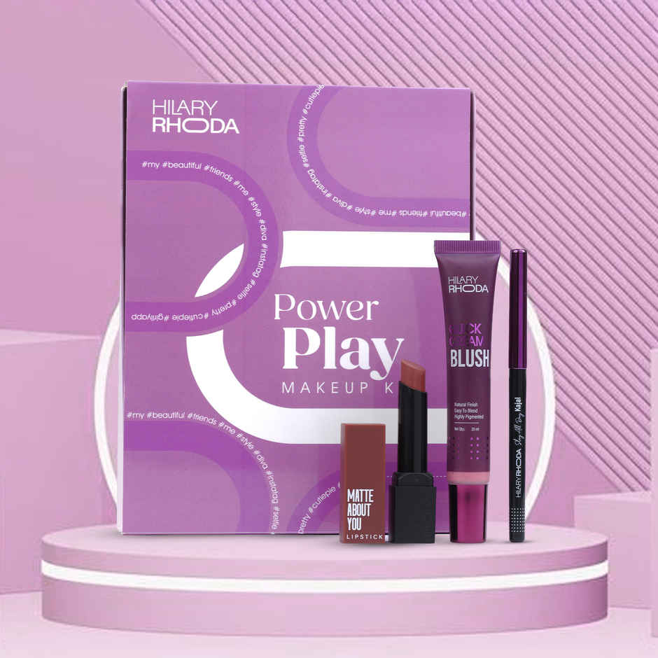 Hilary Rhoda Power Play Makeup Kit Combo for Women Daily Basic Face Makeup All Skin Types