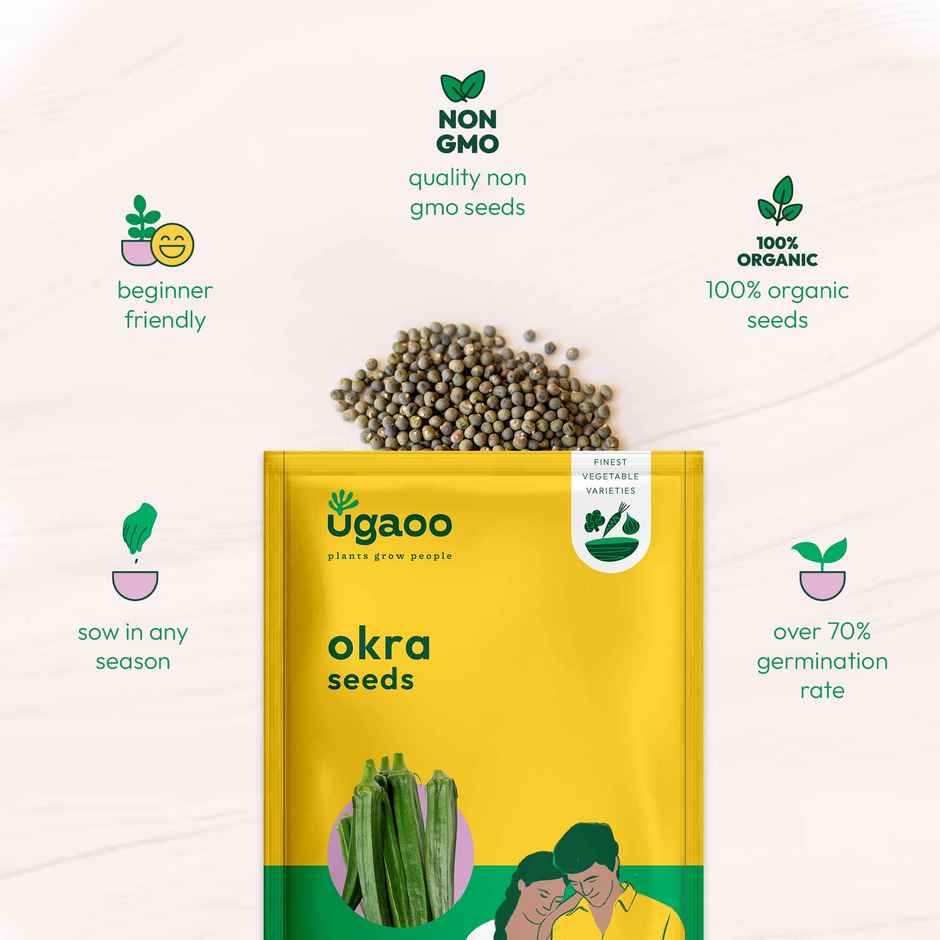 Ugaoo Okra Seeds (Lady Finger)