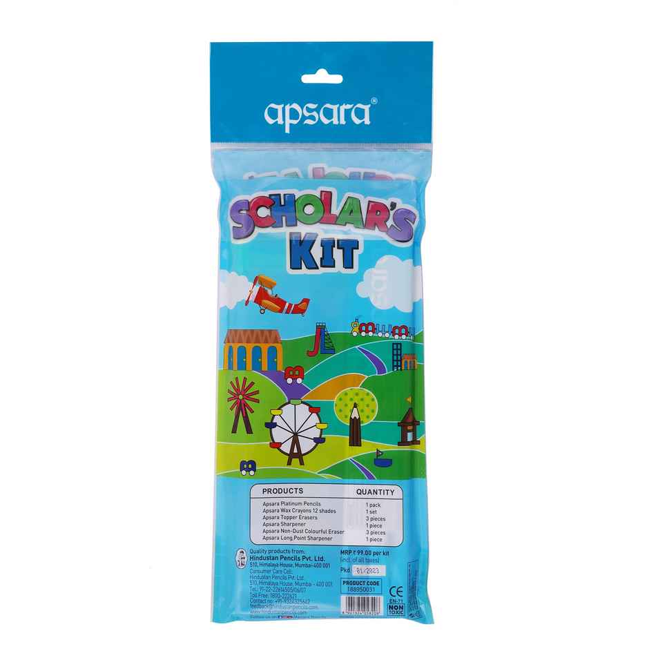 Apsara Scholars School Kit | Complete Stationery Set