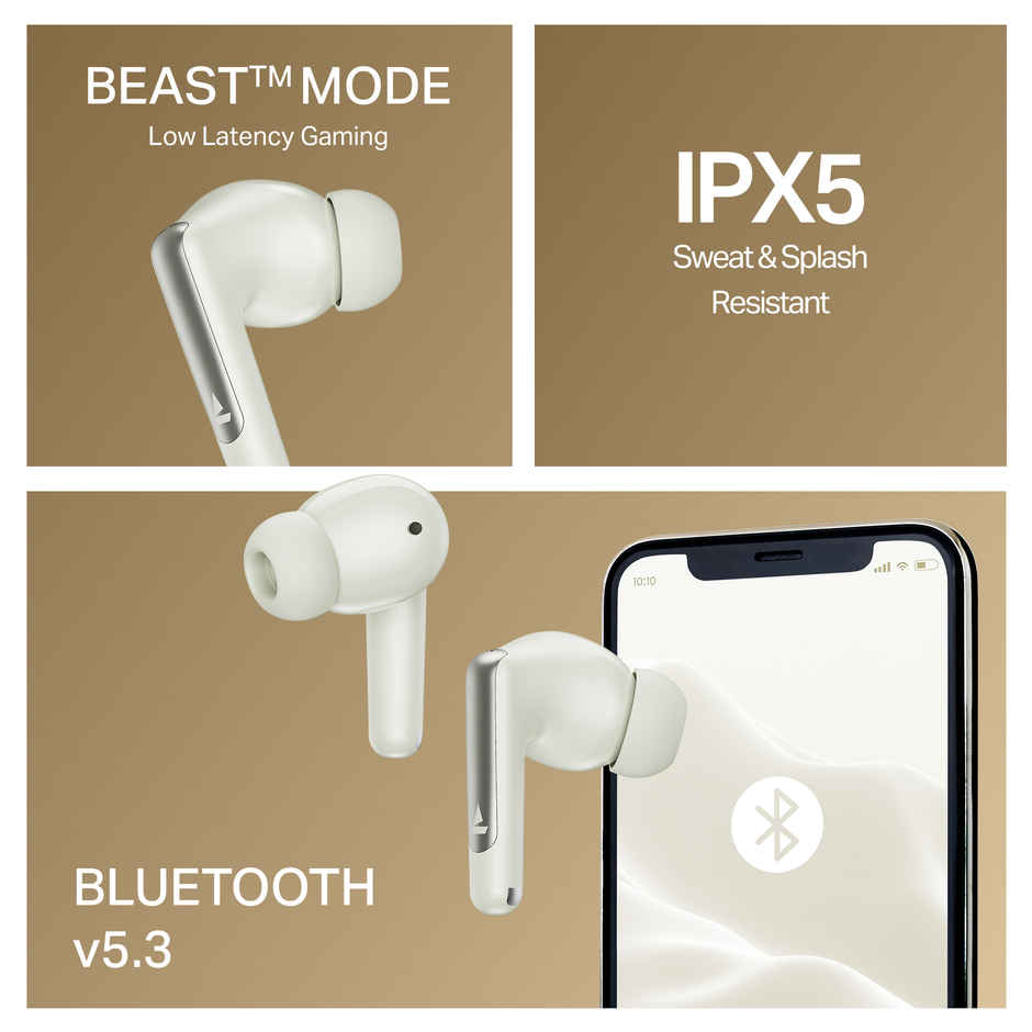 boAt Airdopes 141 Elite ANC | White