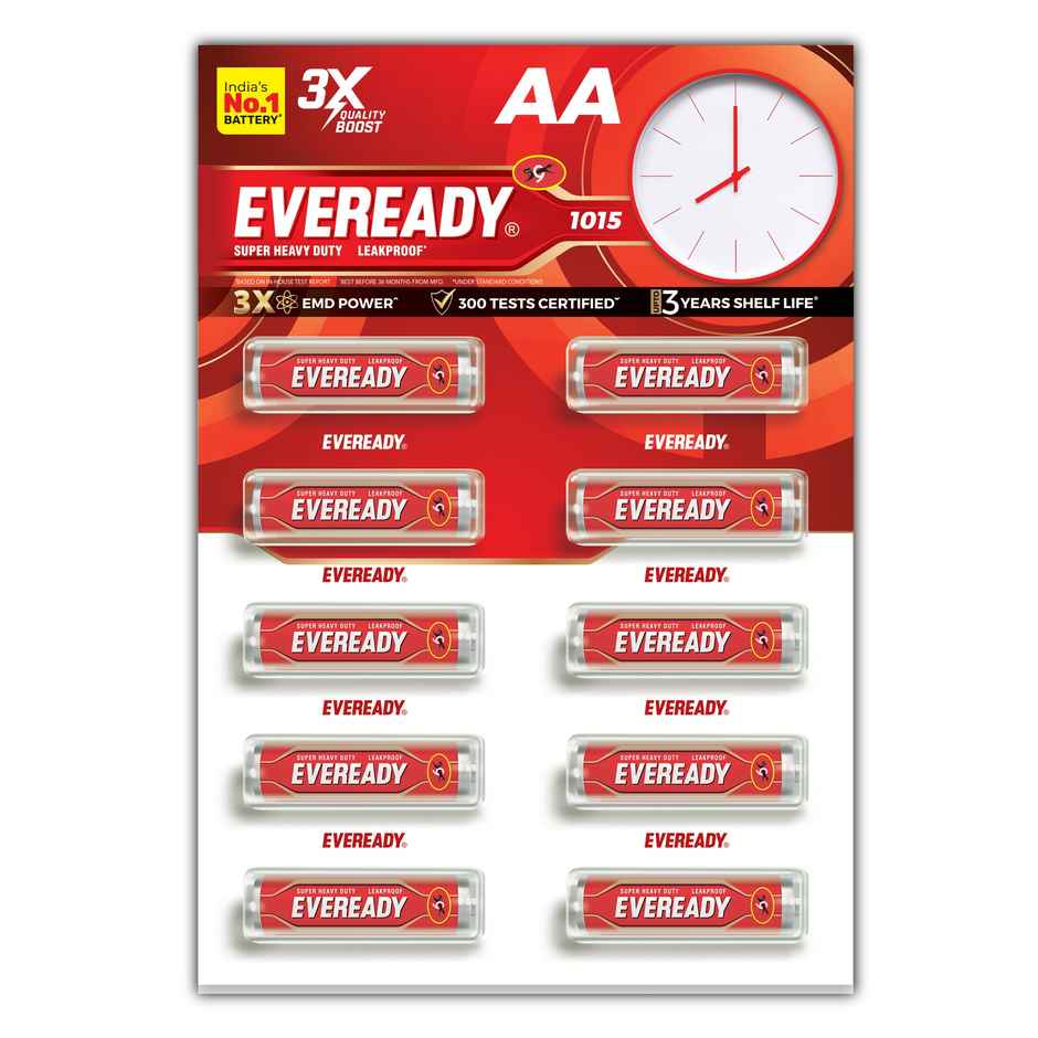 Eveready Carbon Zinc AA Battery Combo