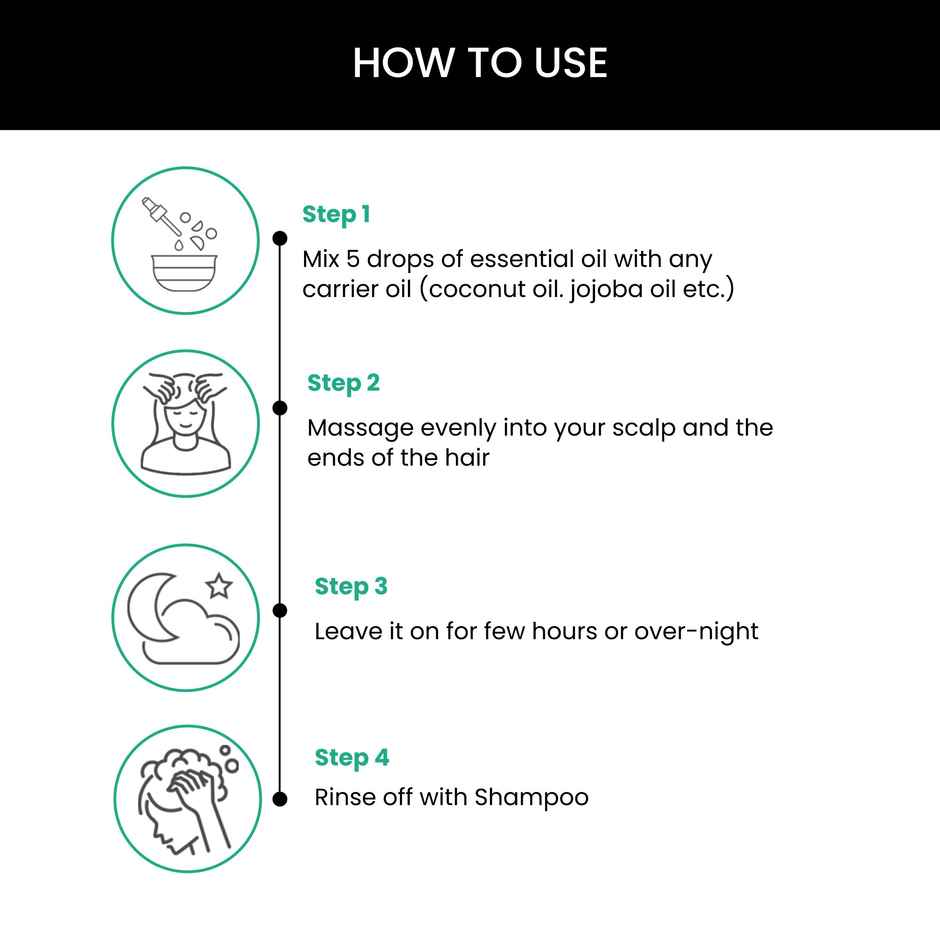 Thriveco Rosemary Essential Oil For Hair Growth & Hair Fall Control For Men & Women