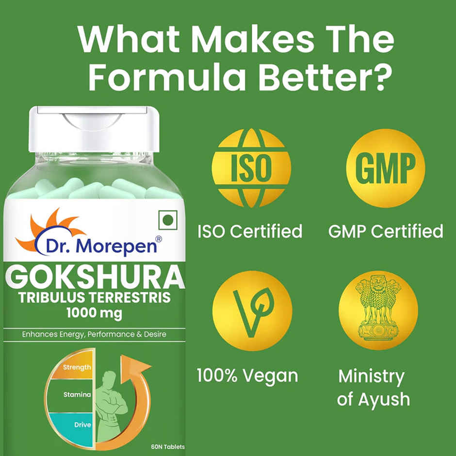Dr. Morepen Gokshura Tablets Enhances Energy & Performance