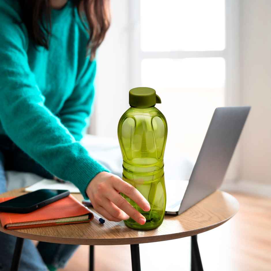 Flair Aqua Pet Bottle With Regular Cap 1000 ml - Blue & Green