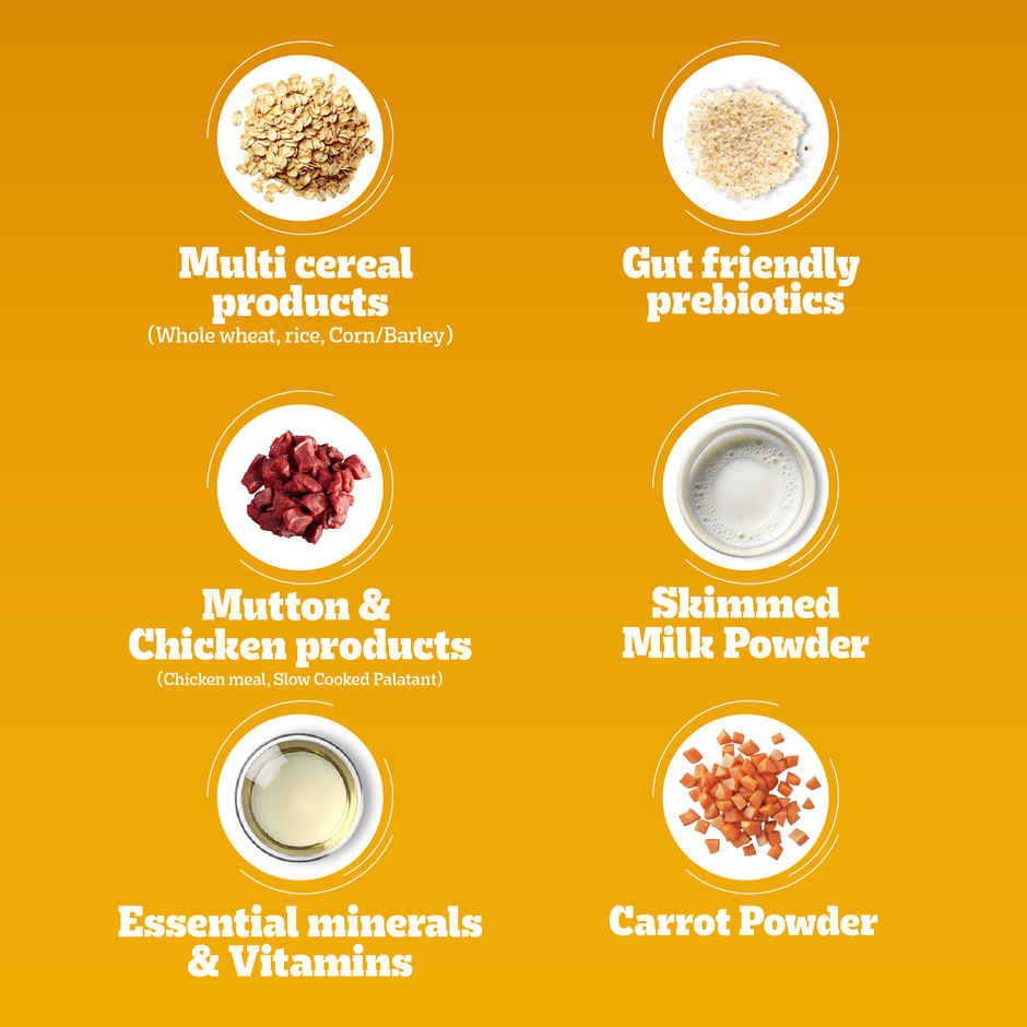 Pedigree Puppy Meat & Milk Dry Dog Food