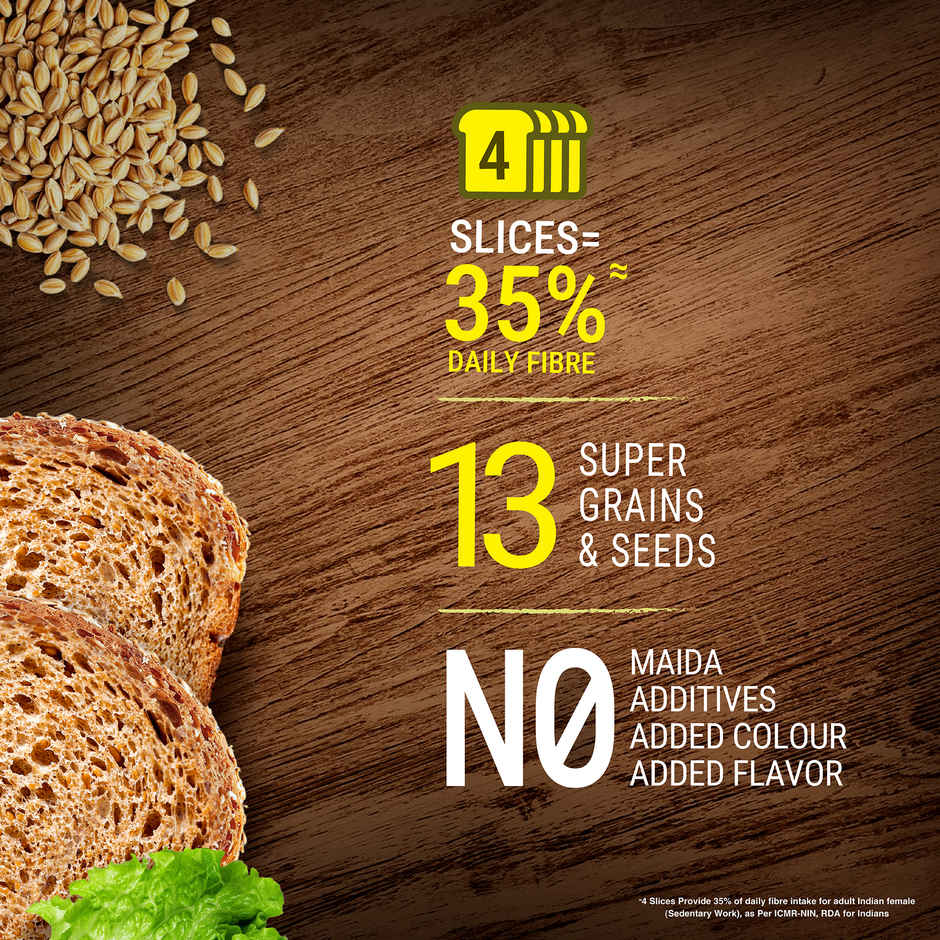 Baker's Loaf Zero Preservatives Multigrain Bread