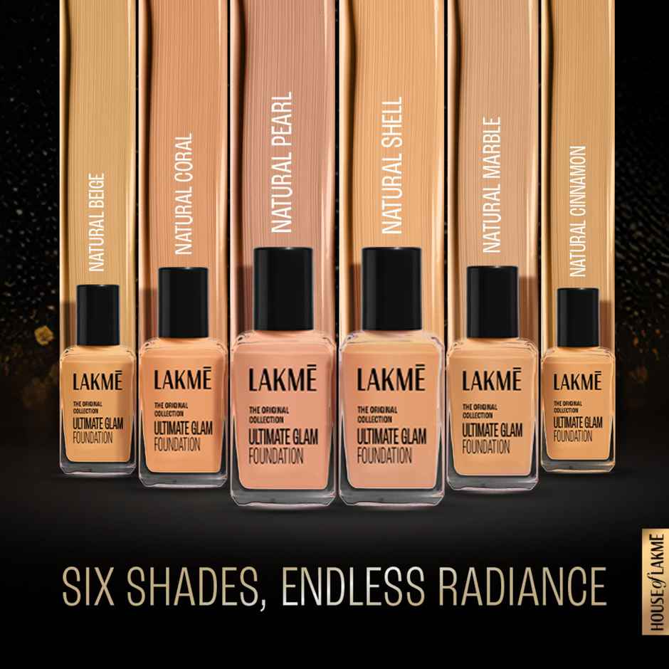 Lakme Forever Matte Foundation for Superior Coverage | Vit E | Lightweight & Water-Resist Marble