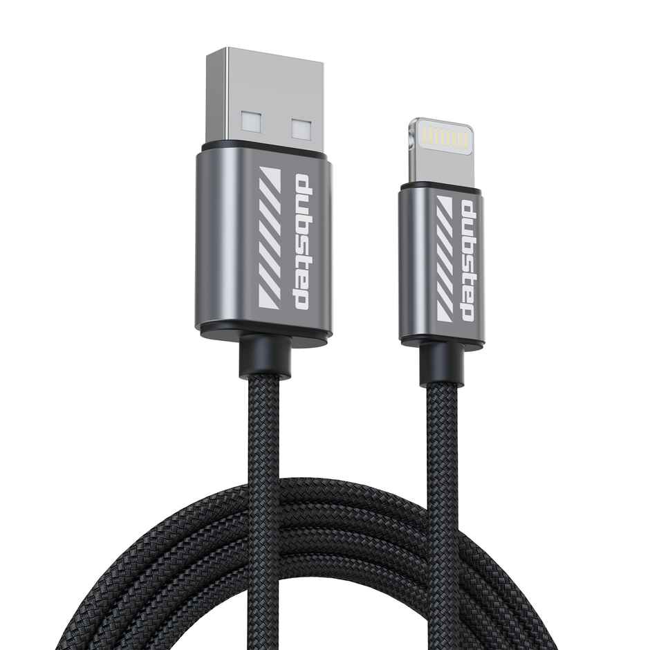 Dubstep Blaze Flash 20W 1.25M Usb A To Lightning Cable (Grey)