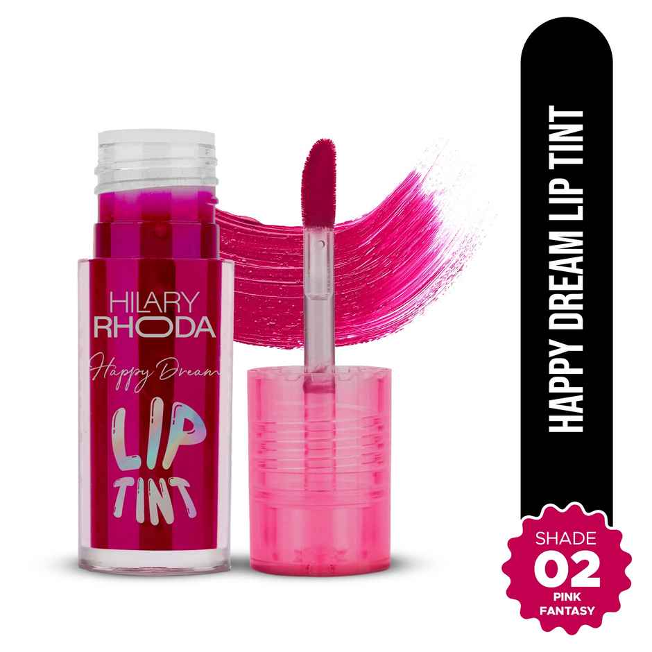 Hilary Rhoda Happy Dream Lip Tint | Infused with Hyaluronic Acid | Pink Fantasy - Shade 02
