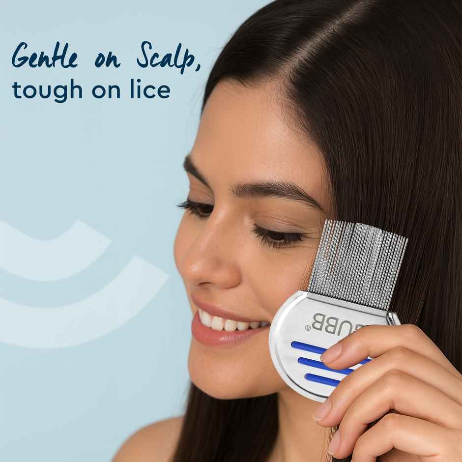 GUBB Metal Lice Comb with Texture