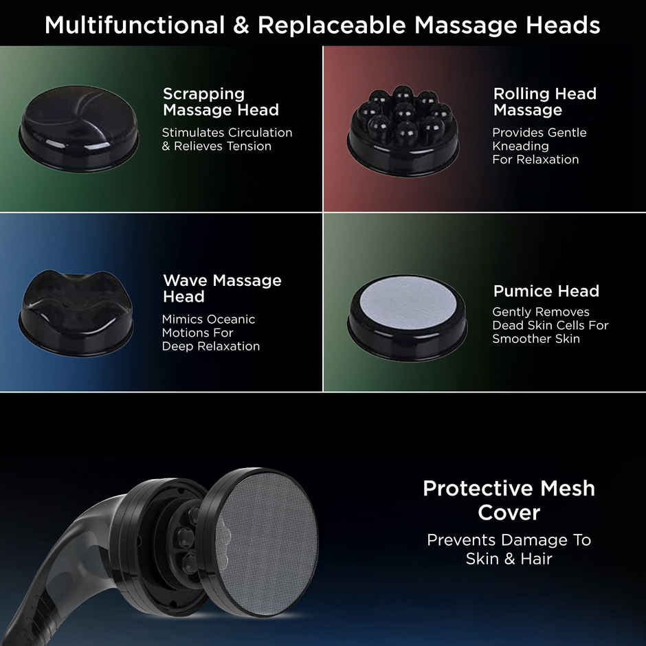 Dr Physio 1021 Full Body Pain Relief Electric Massager Machine for Back Foot Neck & Shoulder