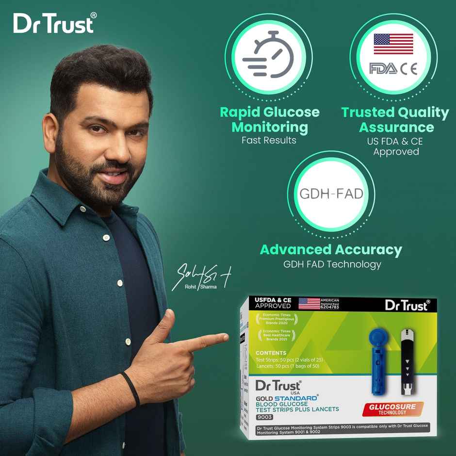 Dr Trust 9003 Glucometer Strip