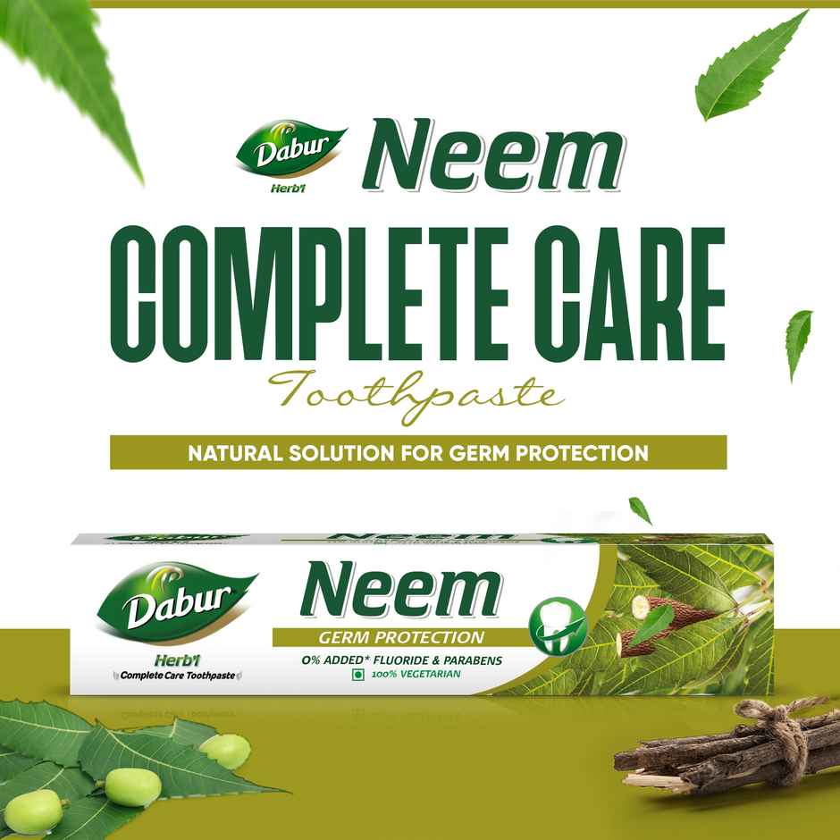 Dabur Herb'l Neem - Germ Protection Toothpaste 