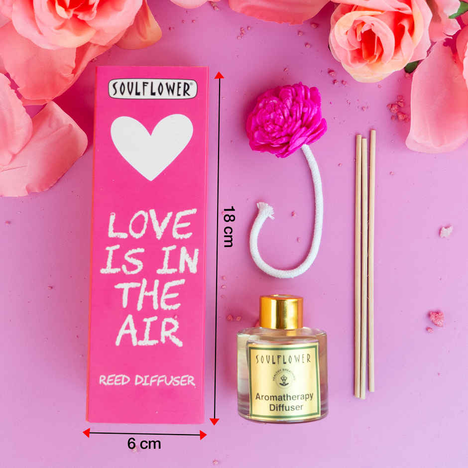 Love Is in the Air Reed Diffuser | Valentine Edition | Soulflower