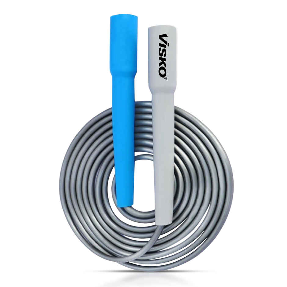 Visko Freestyle Skipping Rope | Blue & Grey Color - 275 cm