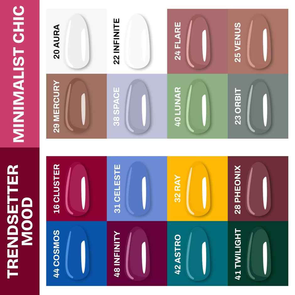 Mars Cosmetics Cosmic Hues Nail Paint | 22 Infinite