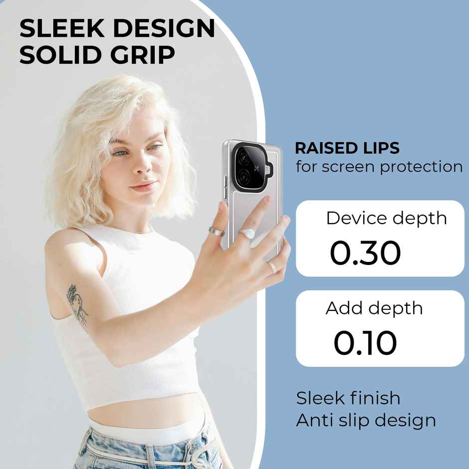 Artistque Case for iQOO Neo 10R 5G Back Cover | Ultra Stylish Transparent TPU Cover