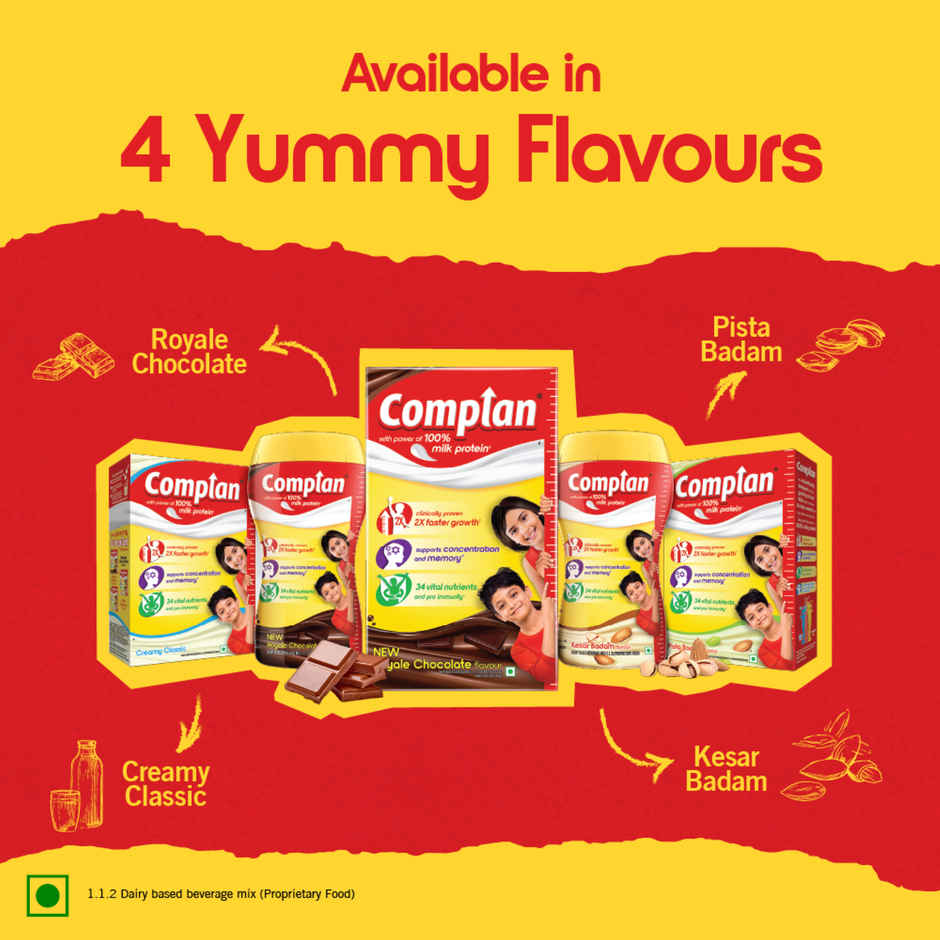 Complan Royal Chocolate Drink Mix | For 5+ years Kids