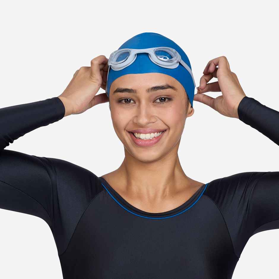 Decathlon | Nabaiji Adult Silicone Swim Cap - Blue