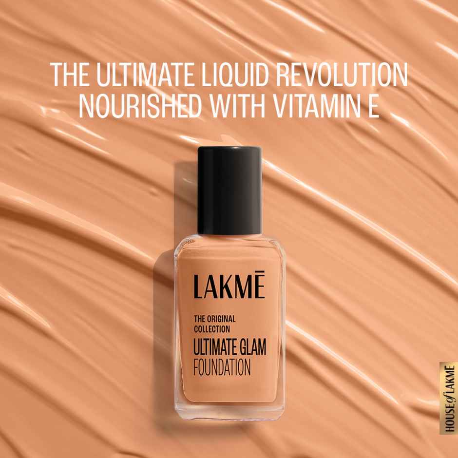 Lakme Forever Matte Foundation for Superior Coverage | Vit E | lightweight & water-resist Shell