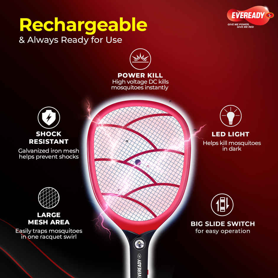 Eveready Power Zap Max Mosquito Racquet