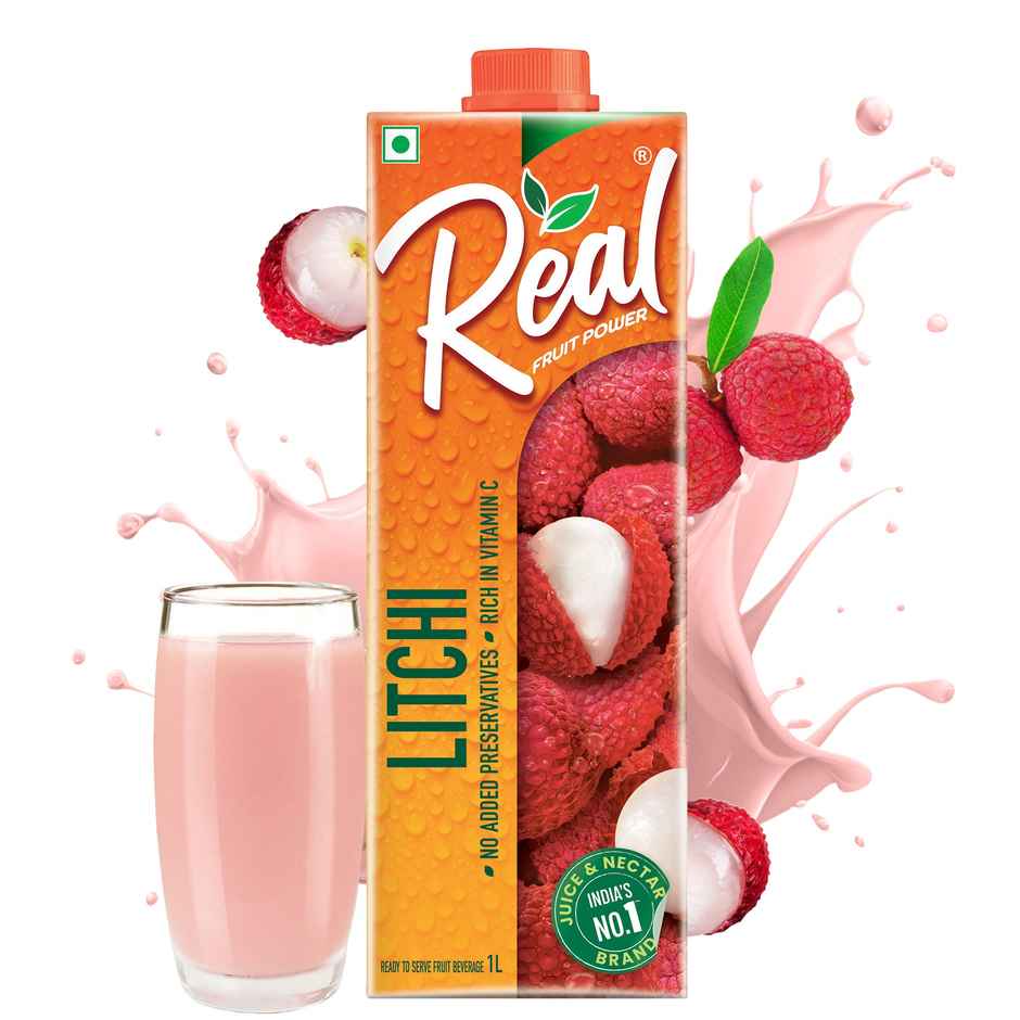 Dabur Real Litchi Fruit Juice | Sweet & Refreshing