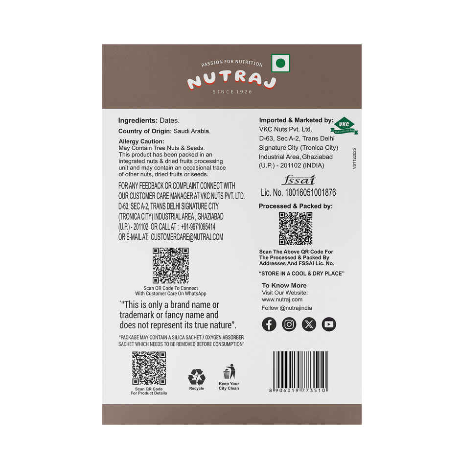 Nutraj Classic Ajwa Dates Mono