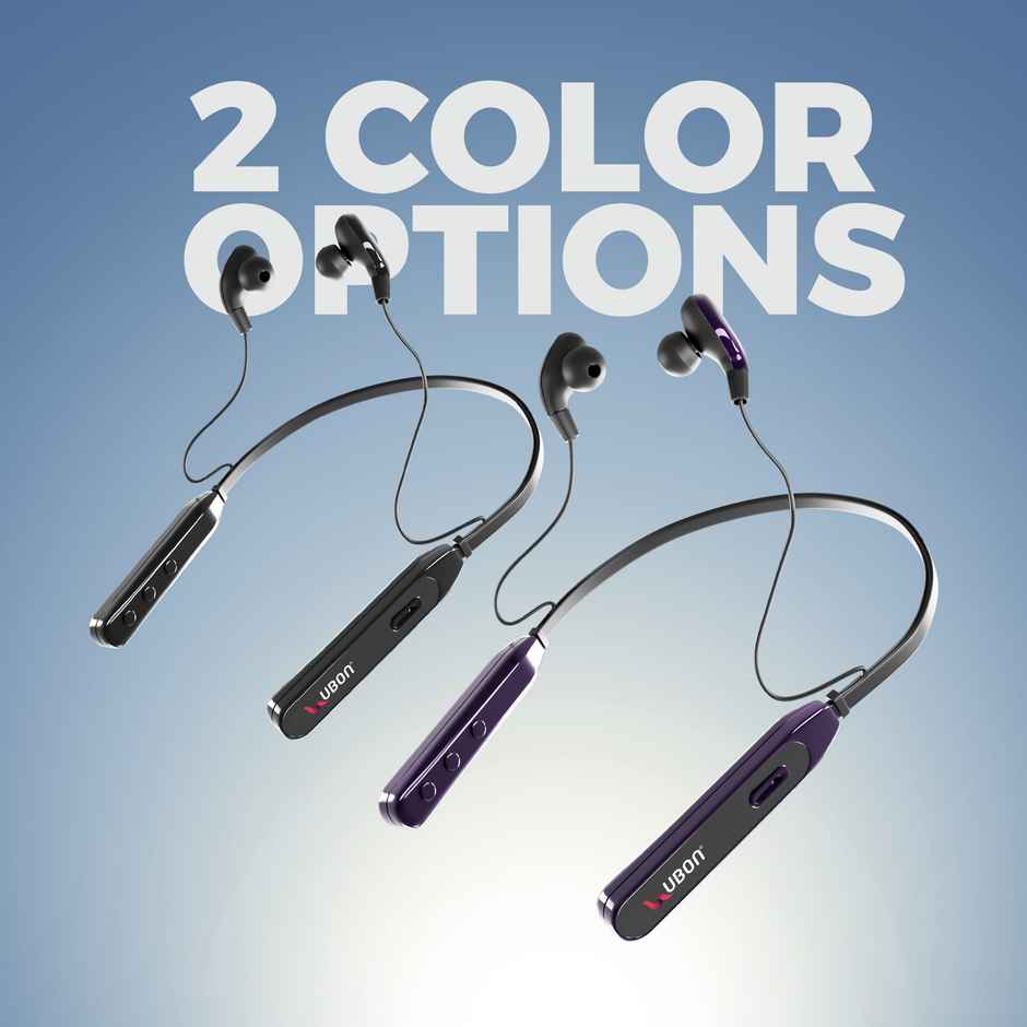 UBON CL50 45Hrs Playtime Quick Charging Bluetooth Neckband