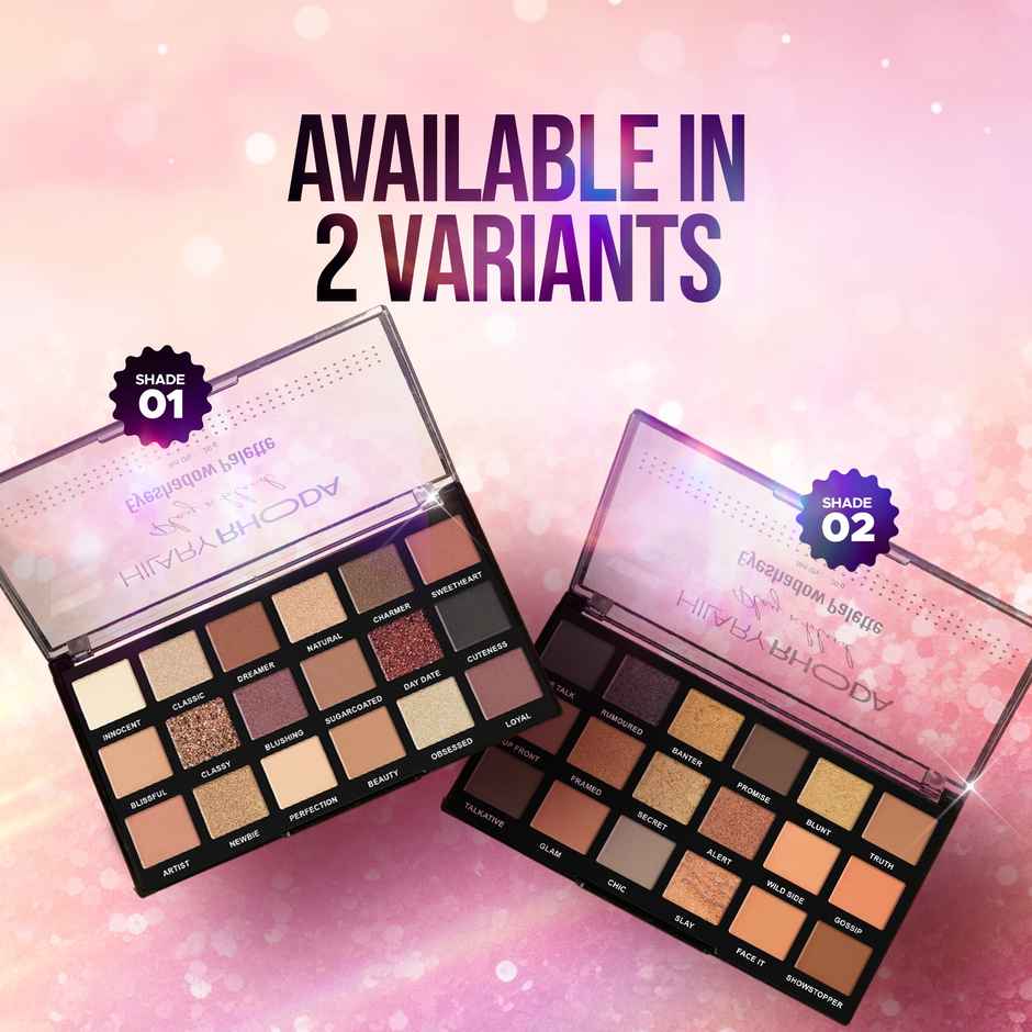 Hilary Rhoda Play N Blend Eyeshadow Palette | Matte & Shimmer Finish | Day Dreamer - Shade 01