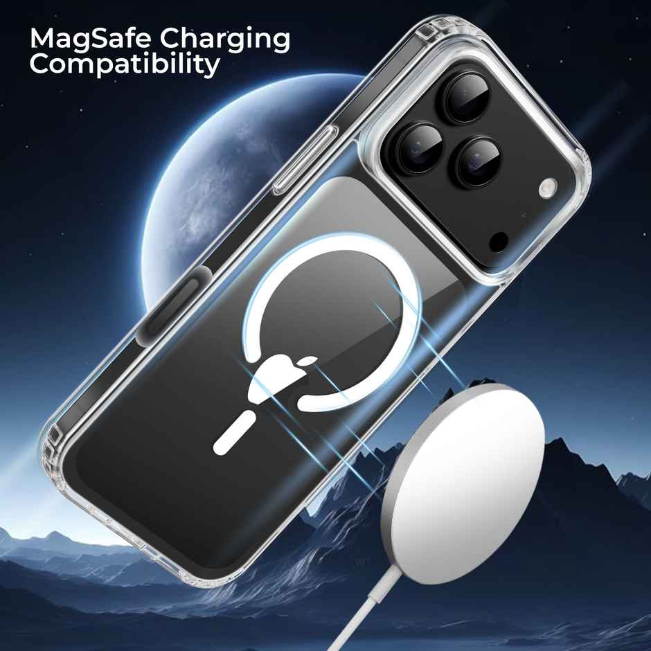 Artistque Case For Iphone 17 Pro Back Cover | Transparent Clear Magsafe Cover