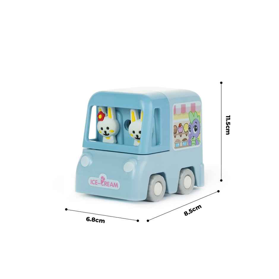 Qips Car Shaped Rotary Machine Pencil Sharpener - 308 Blue