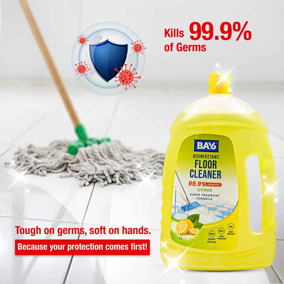 BAY6 Floor Cleaner Super Fragrant Citrus Formula