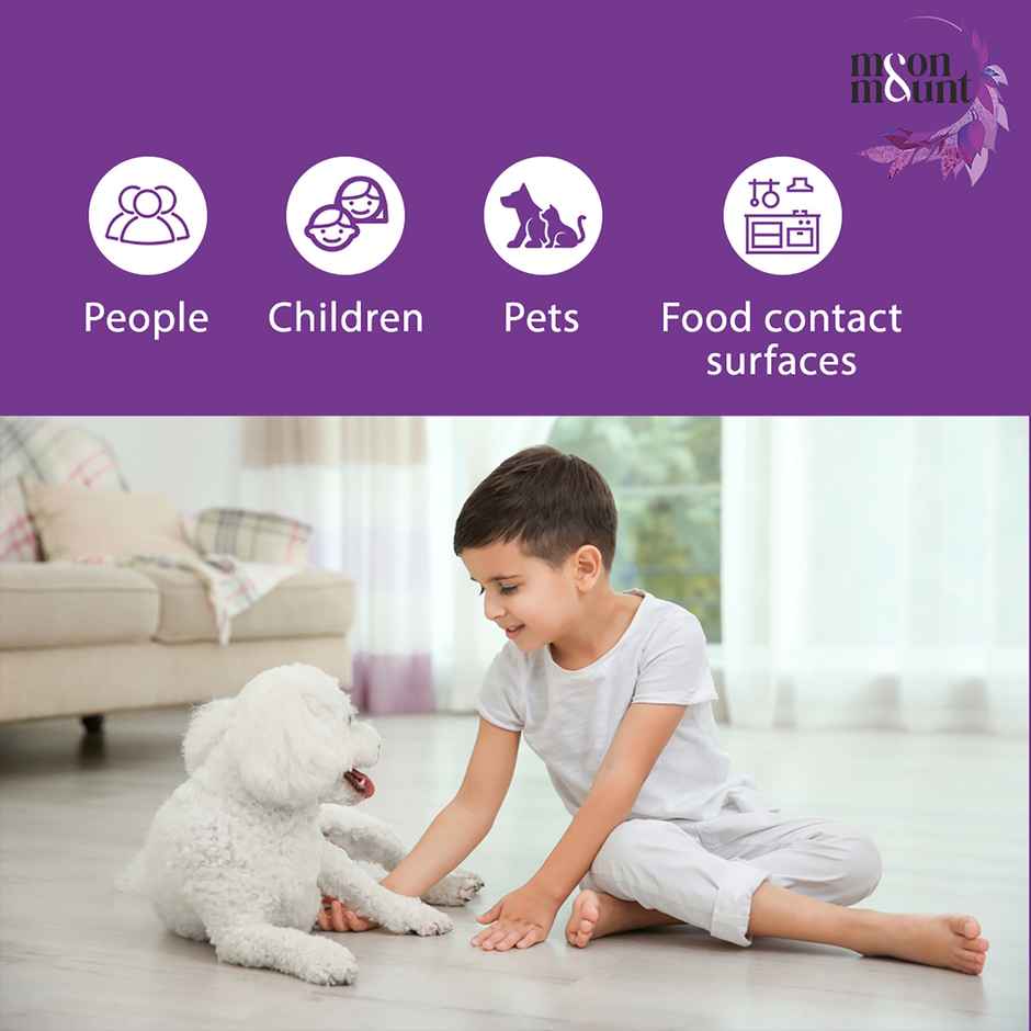 Moon&Mount Lavender Floor Cleaner Liquids | Bathroom Surface Cleaning Liquid | Ecofriendly