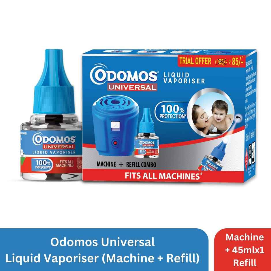 Odomos Liquid Vaporiser Mosquito Repellent | Machine with Refill