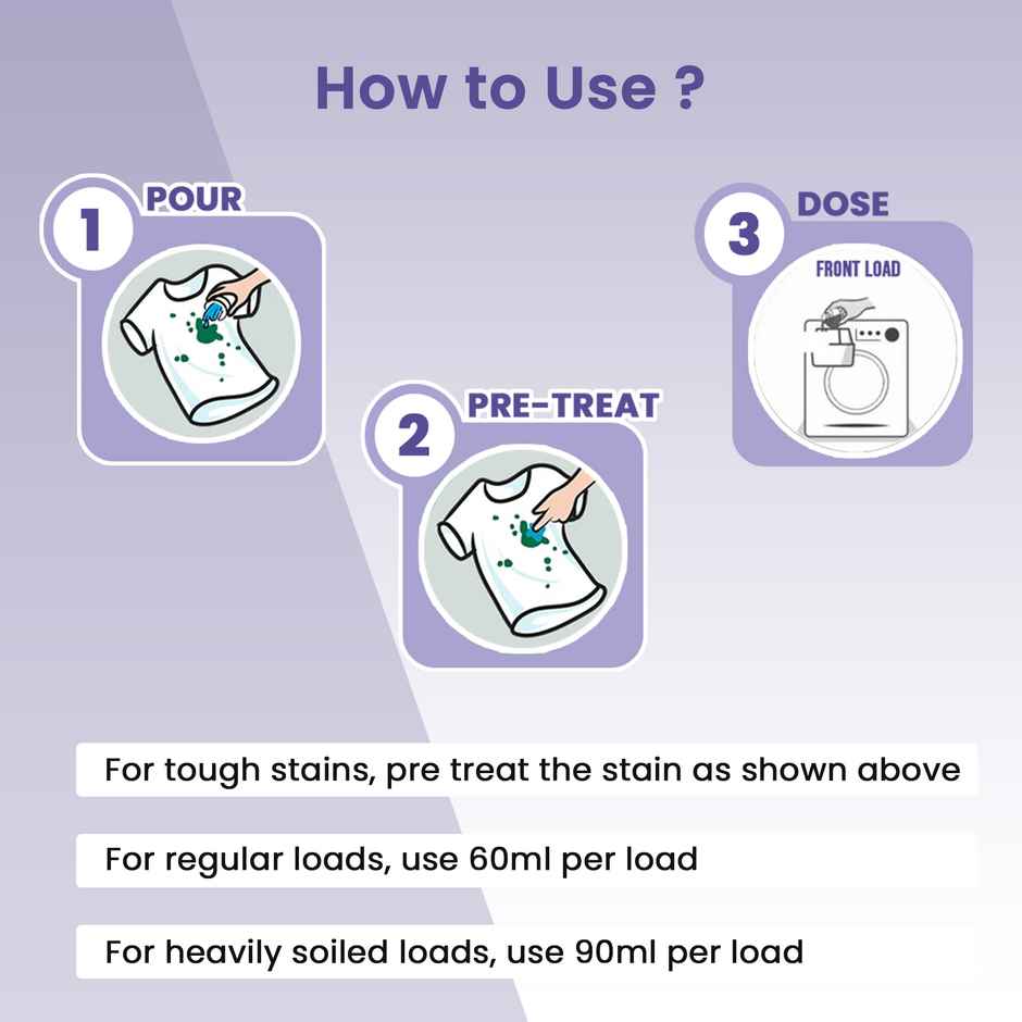 Foamworx Himalayan Wildflower Front Load Detergent Liquid