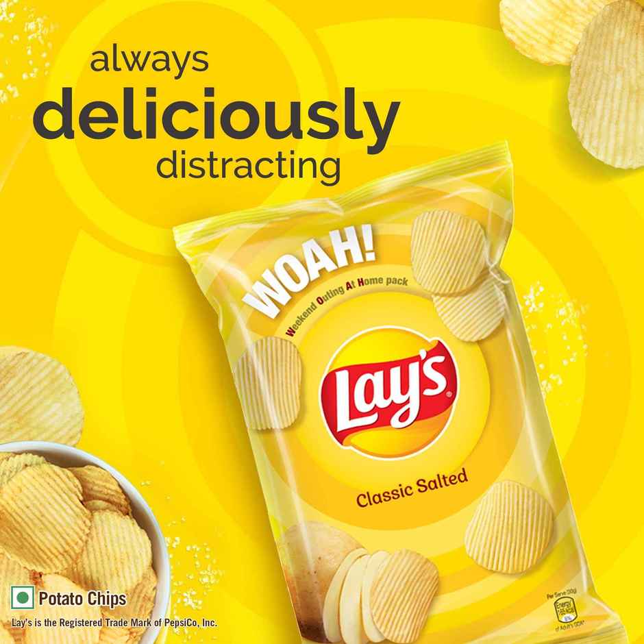 Lay's Classic Salted Potato Chips Combo   