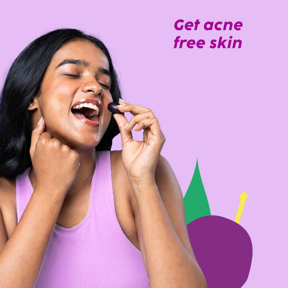 Plix The Plant Fix Jamun Face Wash and Active Acne Serum Combo For Active Acne & Oil Control