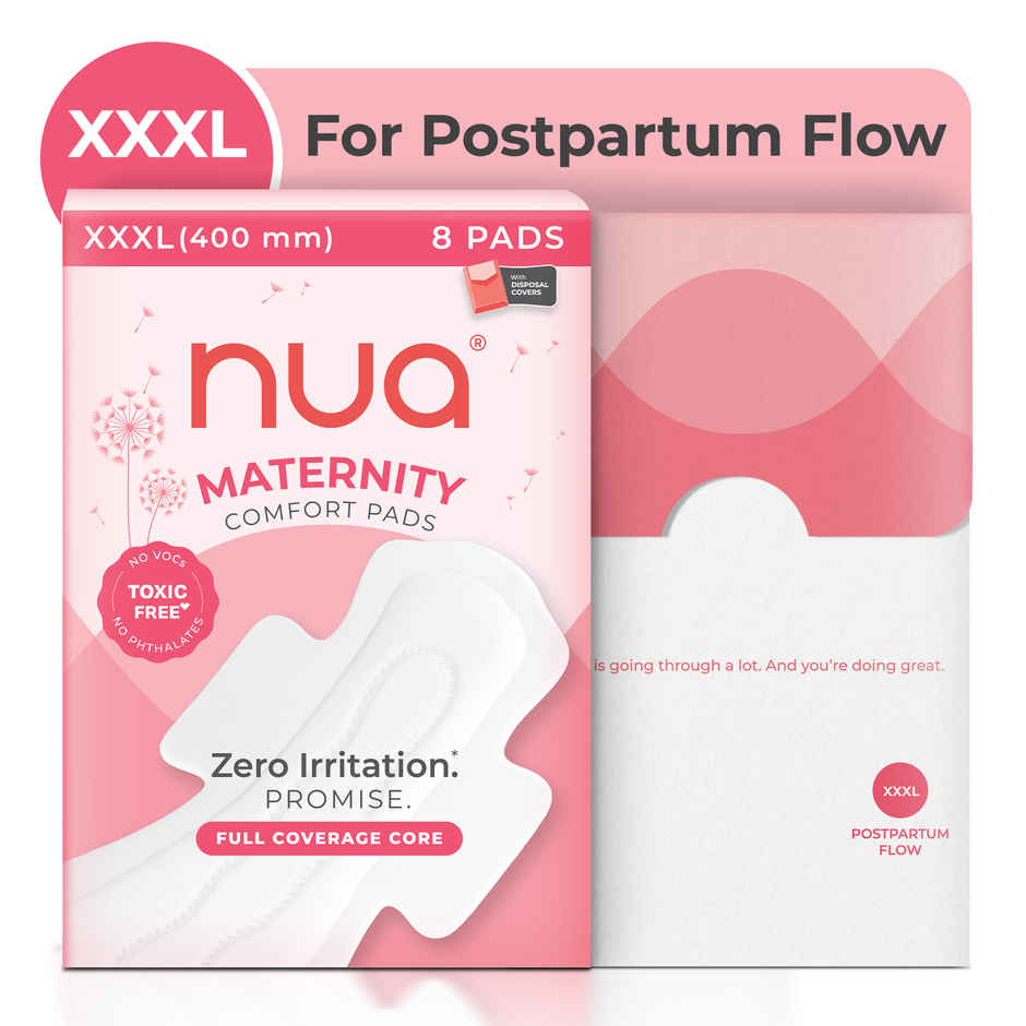 Nua Comfort Maternity Pads 400mm XXXL | For Postpartum Flow