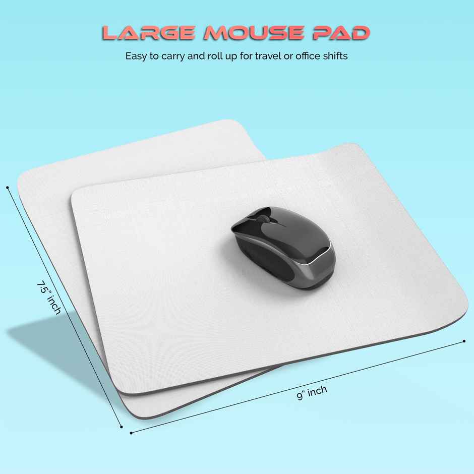 Aroma Electronic MP101 - Silicone Non-Slip Rubber Base - 9 x 7.5 Inch | Gaming Mouse Pad