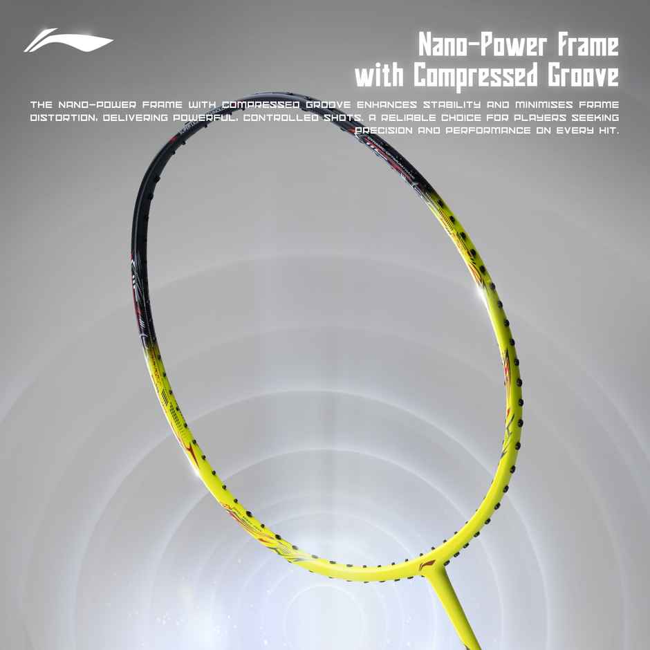 Li-Ning G-Force 3800 Ii Superlite Strung Badminton Racket With Full Cover