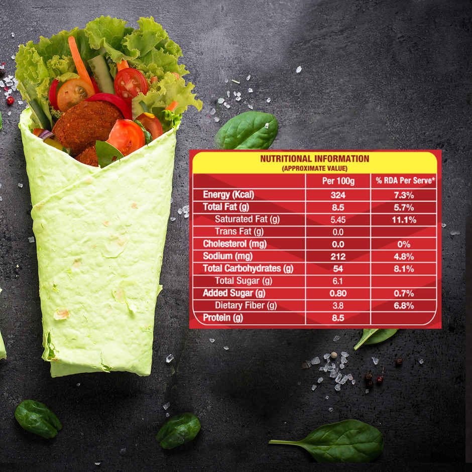 Cornitos Spinach Tortilla Wraps