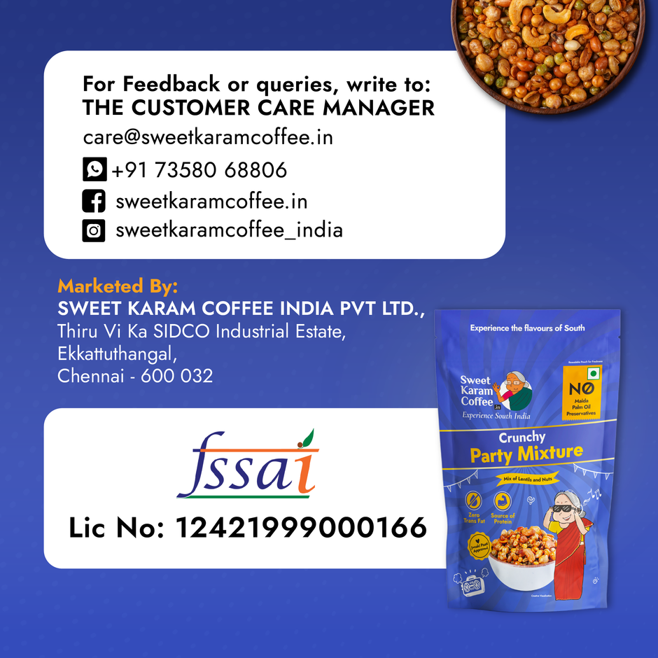 Sweet Karam Coffee Crunchy Party Mixture | No Palm Oil